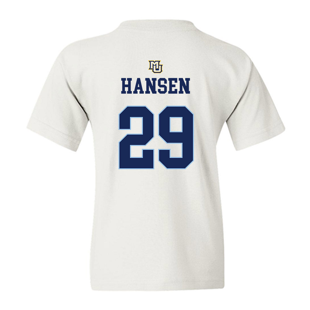 Marquette - NCAA Women's Lacrosse : Megan Hansen - Generic Shersey Youth T-Shirt-1