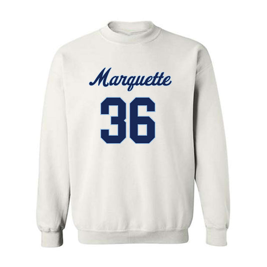 Marquette - NCAA Women's Lacrosse : Azaria Lejuene-Woloszyn - Generic Shersey Crewneck Sweatshirt-0