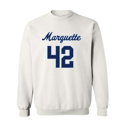 Marquette - NCAA Women's Lacrosse : Annabel Carlin - Generic Shersey Crewneck Sweatshirt-0