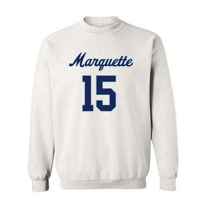 Marquette - NCAA Women's Lacrosse : Mckenna Farrell - Generic Shersey Crewneck Sweatshirt-0