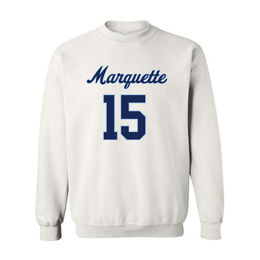 Marquette - NCAA Women's Lacrosse : Mckenna Farrell - Generic Shersey Crewneck Sweatshirt-0