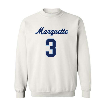 Marquette - NCAA Women's Lacrosse : Giuliana Mancini - Generic Shersey Crewneck Sweatshirt-0