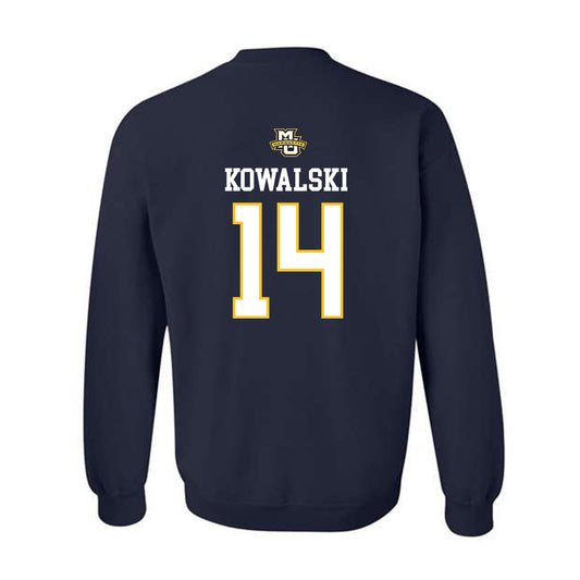 Marquette - NCAA Women's Volleyball : Annika Kowalski - Sports Shersey Crewneck Sweatshirt-0