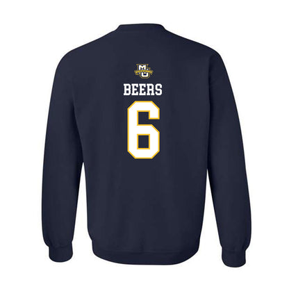Marquette - NCAA Women's Volleyball : Alicia Beers - Sports Shersey Crewneck Sweatshirt-1