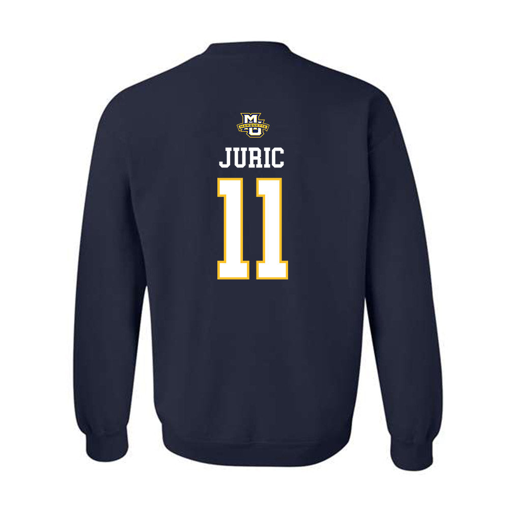 Marquette - NCAA Women's Volleyball : Tani Juric - Sports Shersey Crewneck Sweatshirt-1