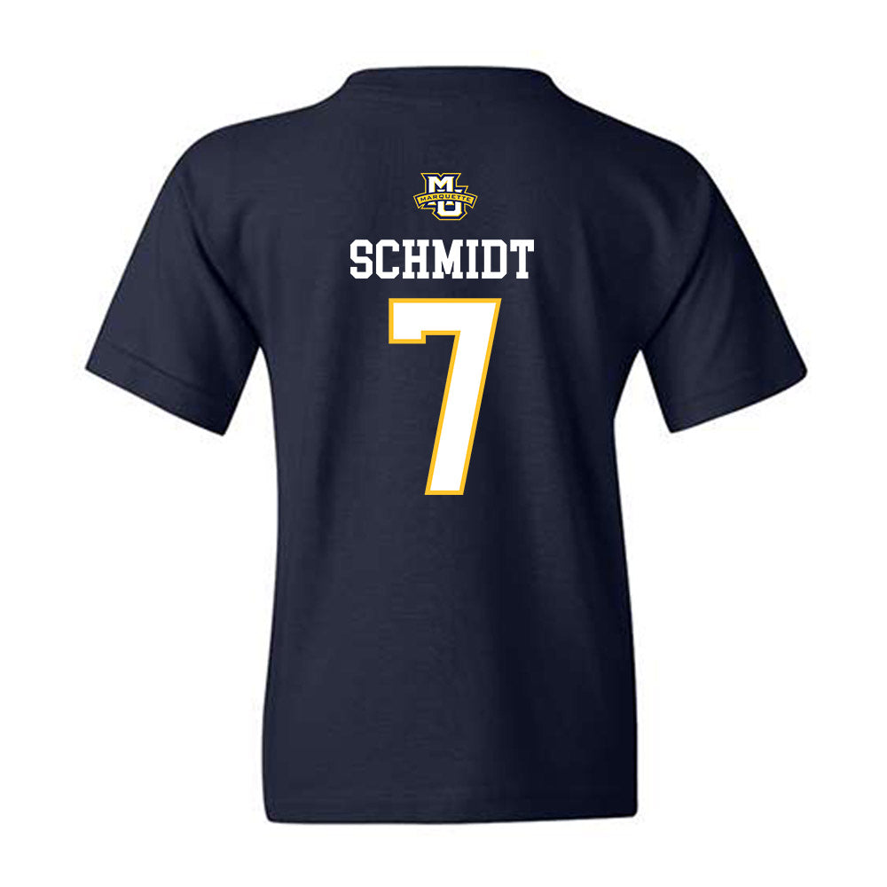 Marquette - NCAA Women's Volleyball : Keira Schmidt - Sports Shersey Youth T-Shirt-1