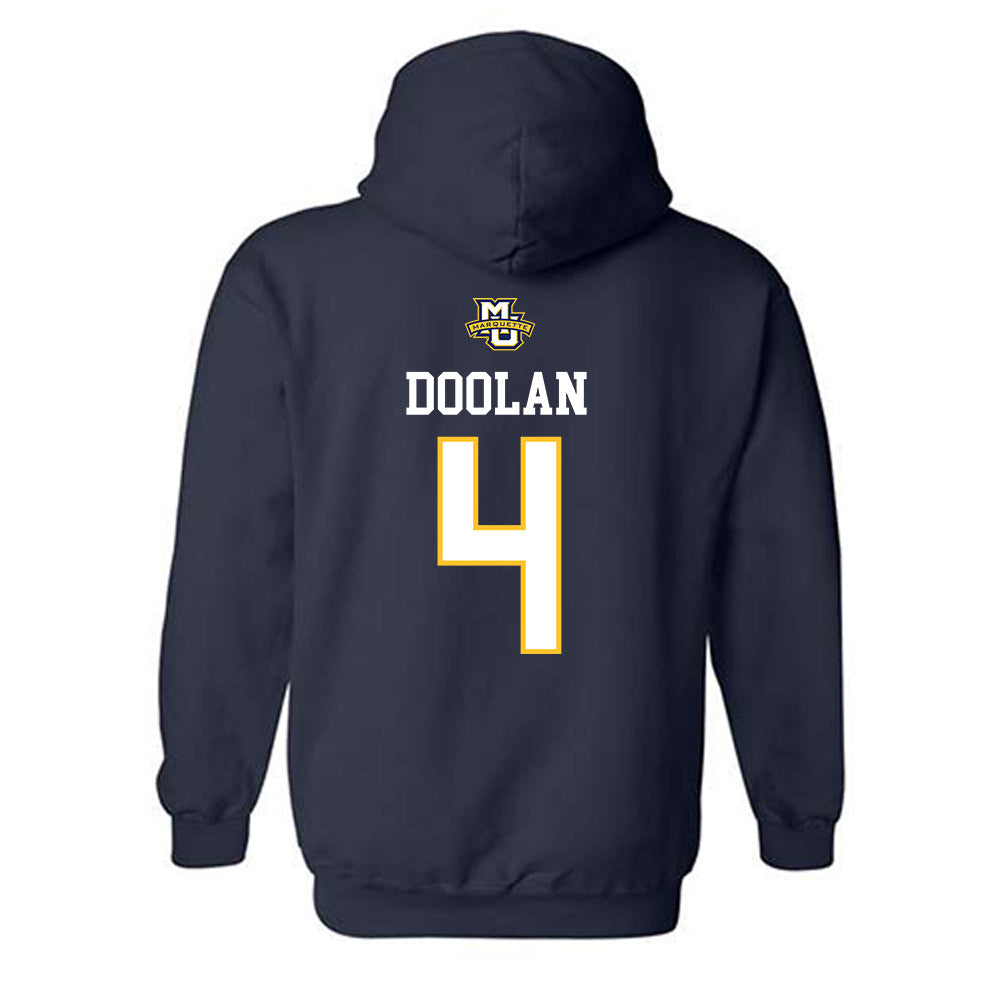 Marquette - NCAA Women's Volleyball : Caydence Doolan - Sports Shersey Hooded Sweatshirt-1