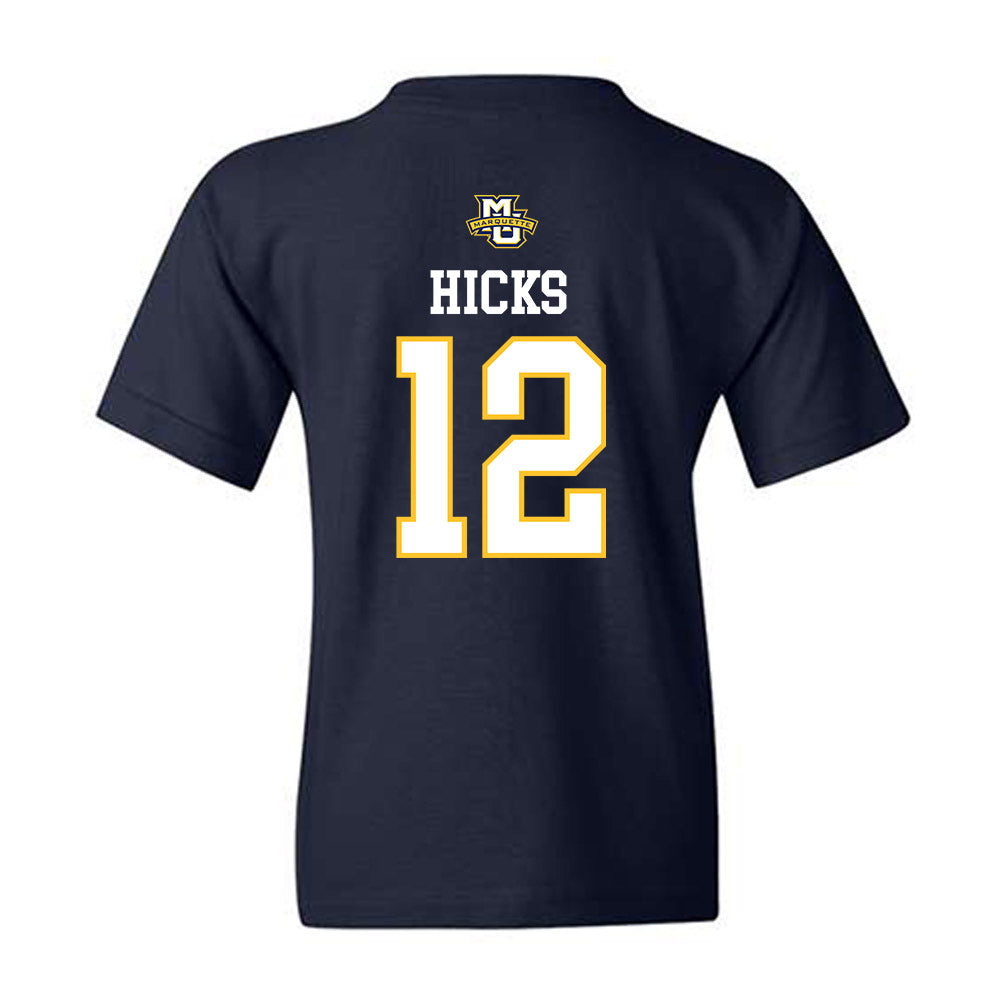 Marquette - NCAA Women's Volleyball : Aubrey Hicks - Sports Shersey Youth T-Shirt-1