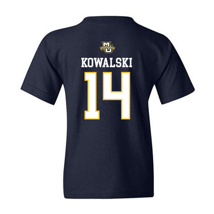 Marquette - NCAA Women's Volleyball : Annika Kowalski - Sports Shersey Youth T-Shirt-1