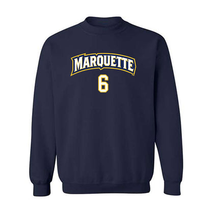 Marquette - NCAA Women's Volleyball : Alicia Beers - Sports Shersey Crewneck Sweatshirt-0