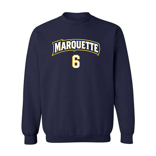 Marquette - NCAA Women's Volleyball : Alicia Beers - Sports Shersey Crewneck Sweatshirt-0
