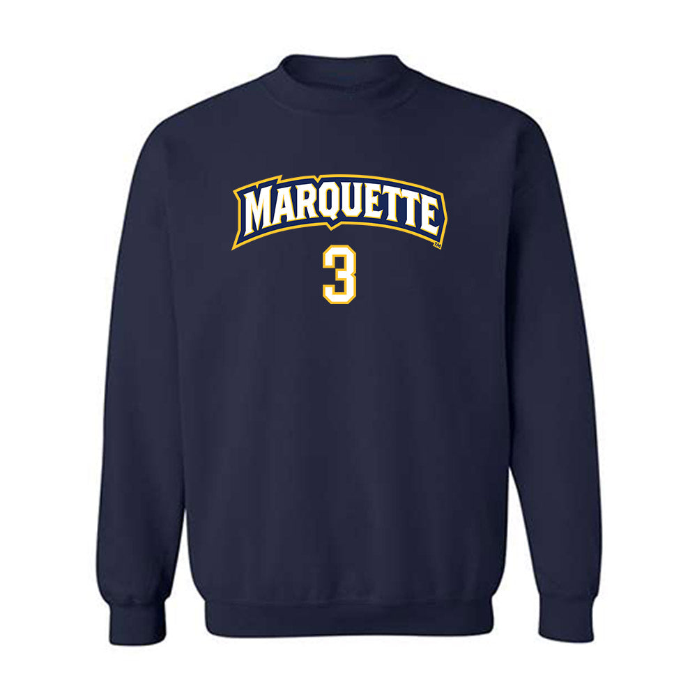 Marquette - NCAA Women's Volleyball : Luanna Markus - Sports Shersey Crewneck Sweatshirt-0