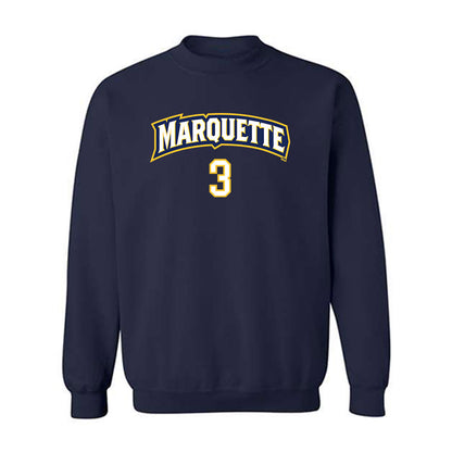 Marquette - NCAA Women's Volleyball : Luanna Markus - Sports Shersey Crewneck Sweatshirt-0
