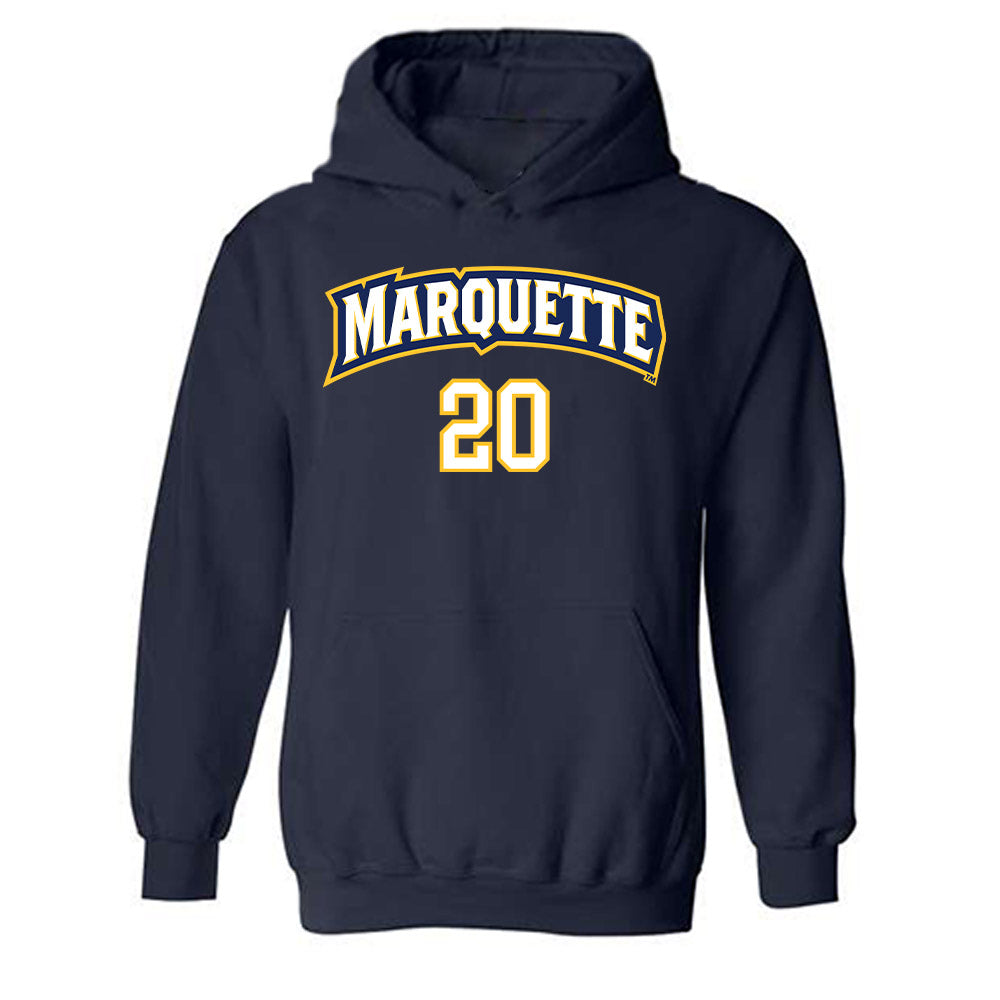 Marquette - NCAA Women's Volleyball : Carson Tyler - Sports Shersey Hooded Sweatshirt-0
