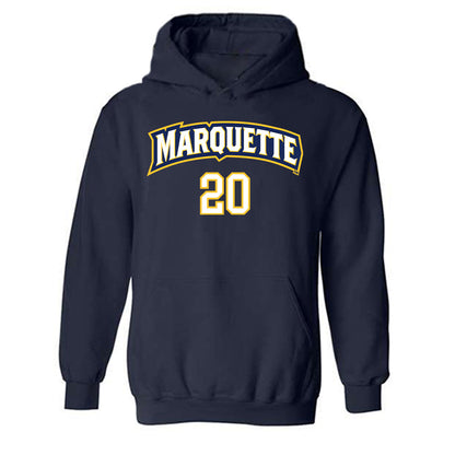Marquette - NCAA Women's Volleyball : Carson Tyler - Sports Shersey Hooded Sweatshirt-0
