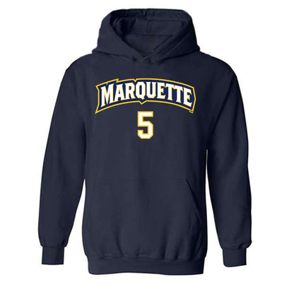 Marquette - NCAA Women's Volleyball : Calli Kenny - Sports Shersey Hooded Sweatshirt-0