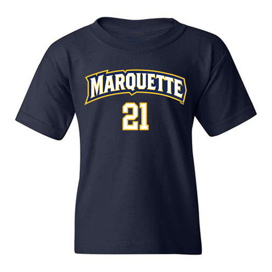 Marquette - NCAA Women's Volleyball : Berrak Sporeli - Sports Shersey Youth T-Shirt-0