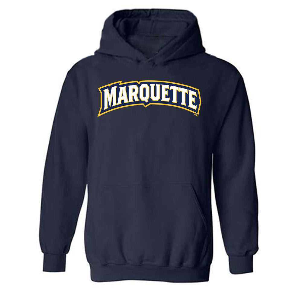 Marquette - NCAA Women's Volleyball : Emi Juric - Sports Shersey Hooded Sweatshirt-0