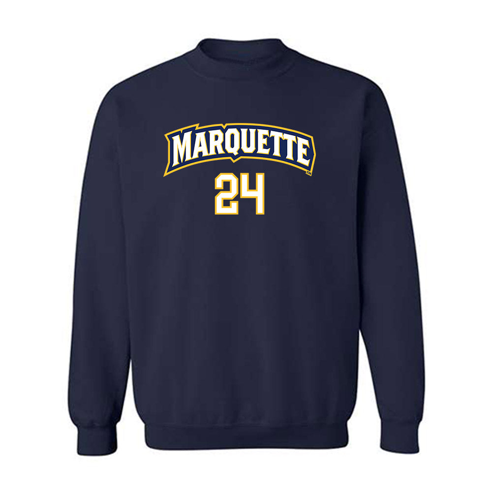 Marquette - NCAA Women's Volleyball : Avery Helms - Sports Shersey Crewneck Sweatshirt-0