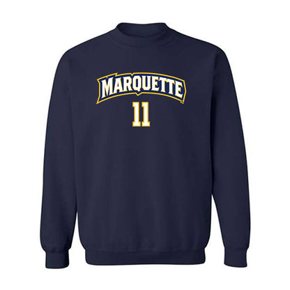 Marquette - NCAA Women's Volleyball : Tani Juric - Sports Shersey Crewneck Sweatshirt-0