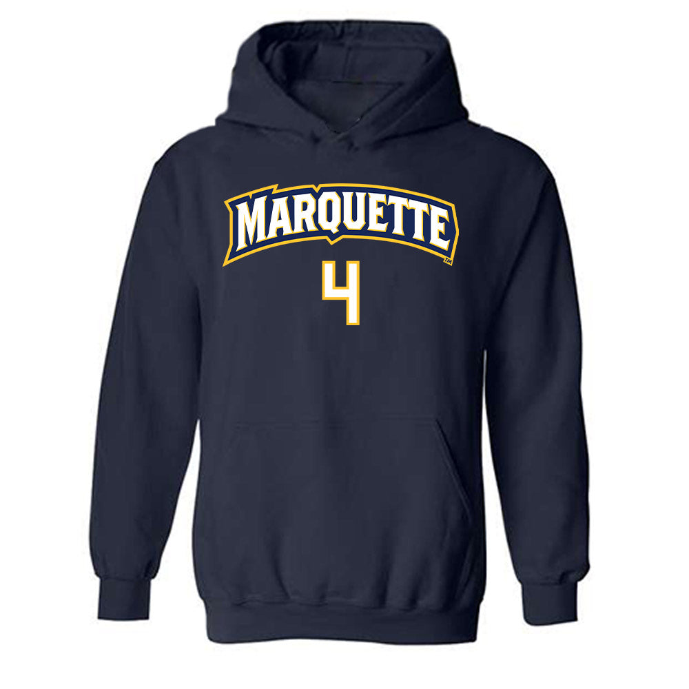Marquette - NCAA Women's Volleyball : Caydence Doolan - Sports Shersey Hooded Sweatshirt-0
