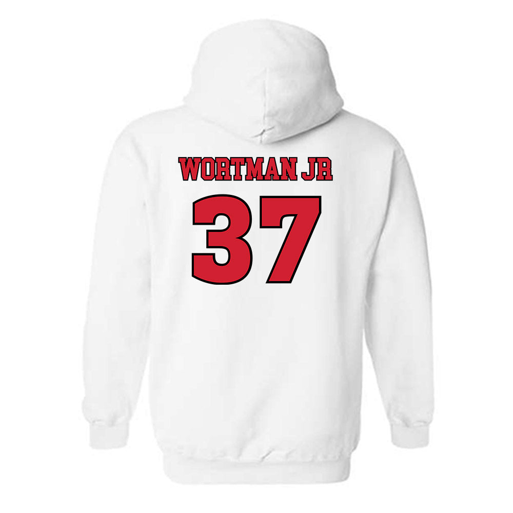 Rutgers - NCAA Football : RJ Wortman Jr - Sports Shersey Hooded Sweatshirt-1