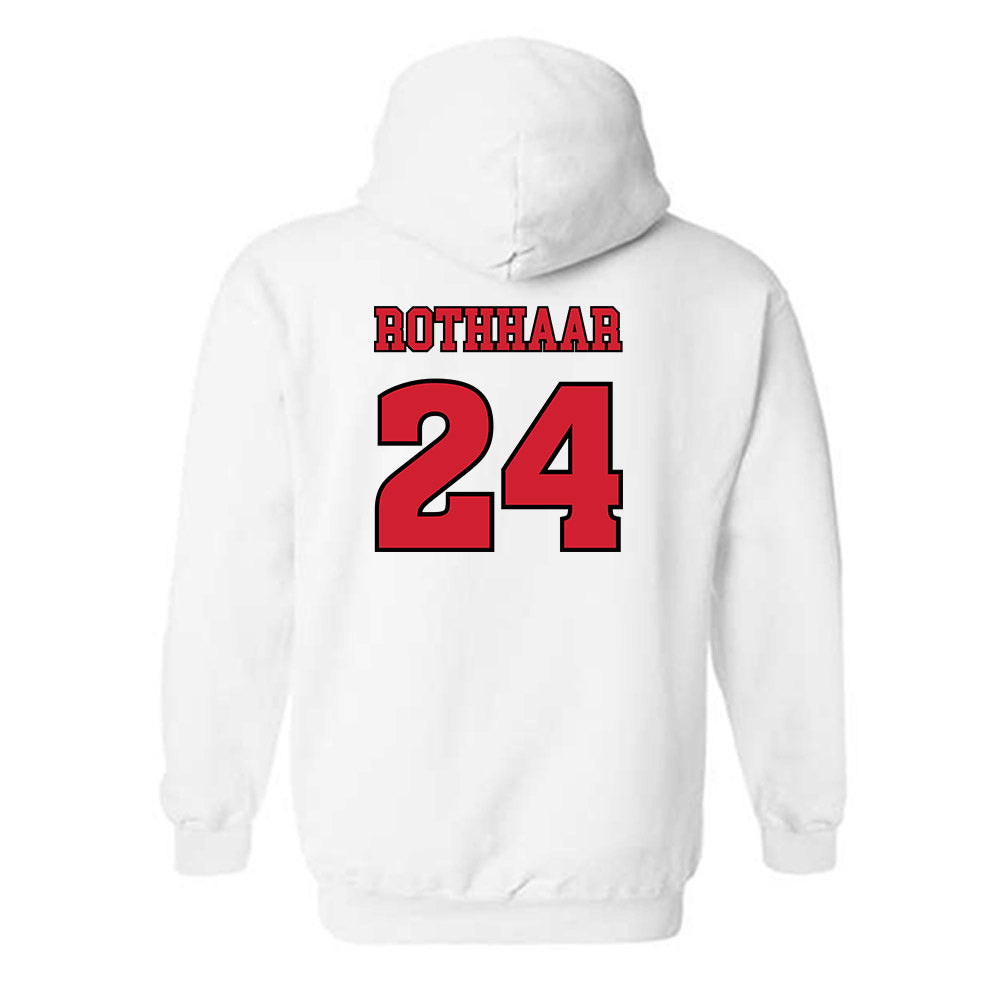 Rutgers - NCAA Football : Benjamin Rothhaar - Sports Shersey Hooded Sweatshirt-1