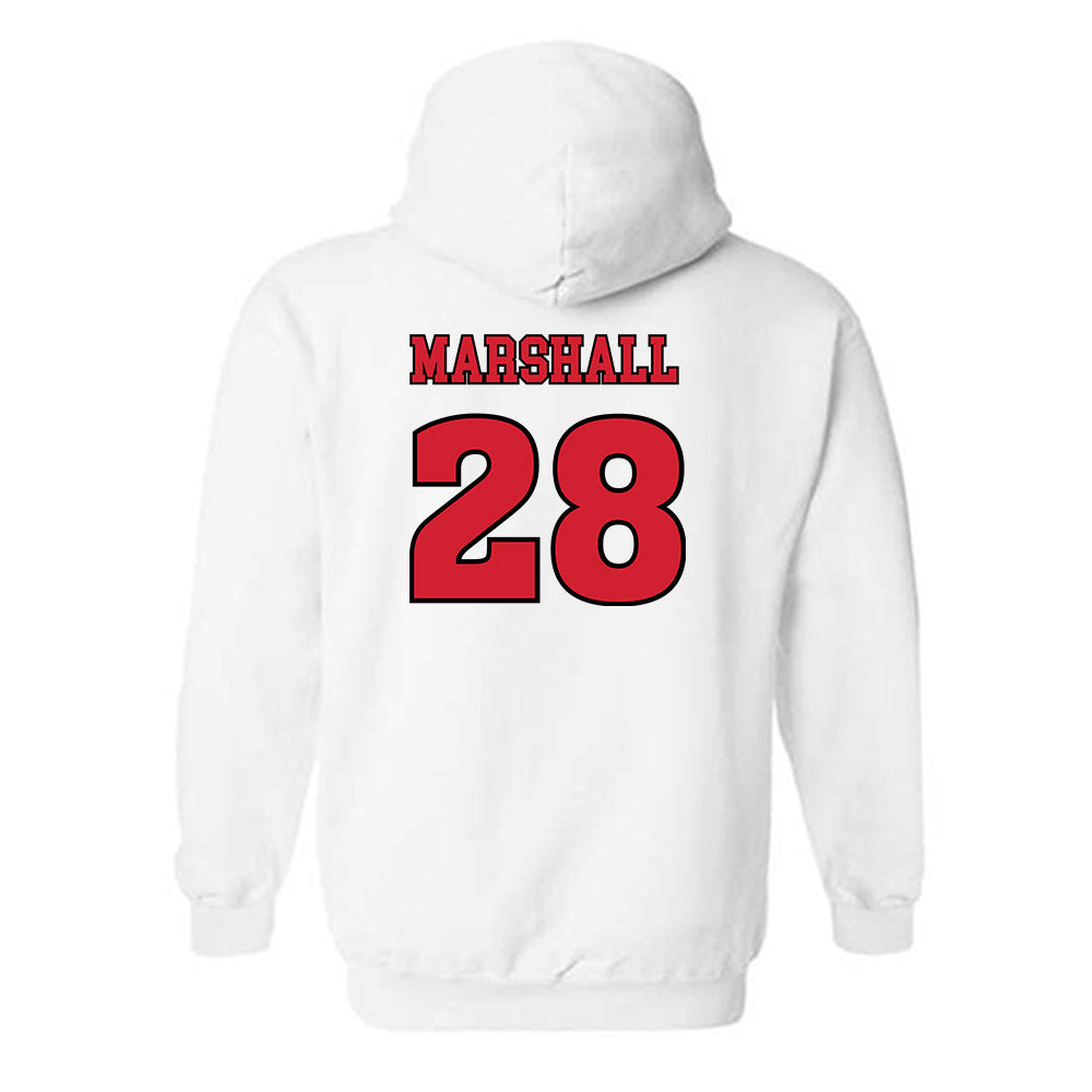 Rutgers - NCAA Football : Cannon Marshall - Sports Shersey Hooded Sweatshirt-1