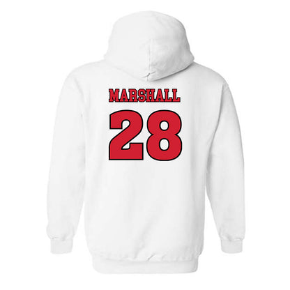 Rutgers - NCAA Football : Cannon Marshall - Sports Shersey Hooded Sweatshirt-1