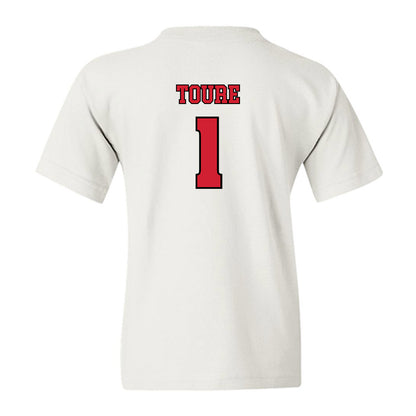 Rutgers - NCAA Football : Famah Toure - Sports Shersey Youth T-Shirt-1