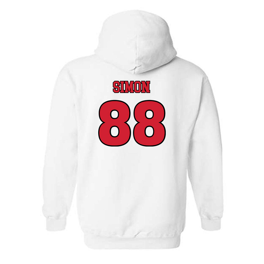 Rutgers - NCAA Football : Jyon Simon - Sports Shersey Hooded Sweatshirt-1