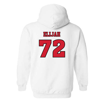 Rutgers - NCAA Football : Jayden Elijah - Sports Shersey Hooded Sweatshirt-1