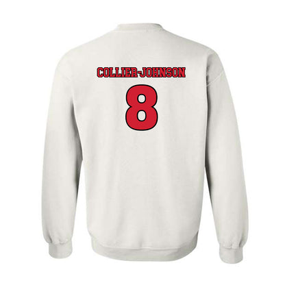 Rutgers - NCAA Football : Wydeek Collier-Johnson - Sports Shersey Crewneck Sweatshirt-1