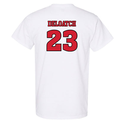 Rutgers - NCAA Football : Isaiah Deloatch - Sports Shersey T-Shirt-1