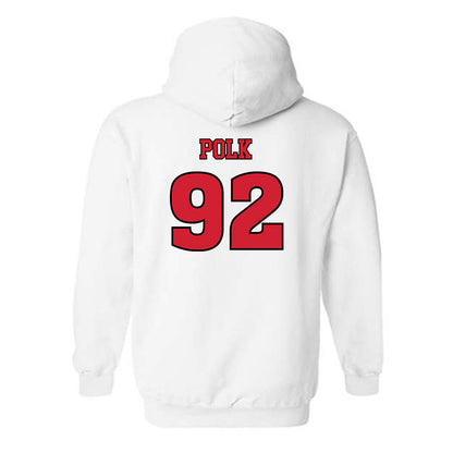 Rutgers - NCAA Football : Jermaine Polk - Sports Shersey Hooded Sweatshirt-1