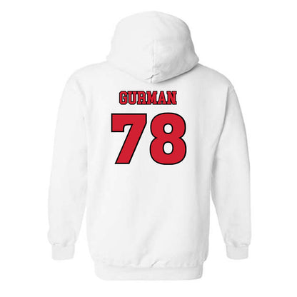 Rutgers - NCAA Football : Miron Gurman - Sports Shersey Hooded Sweatshirt-1