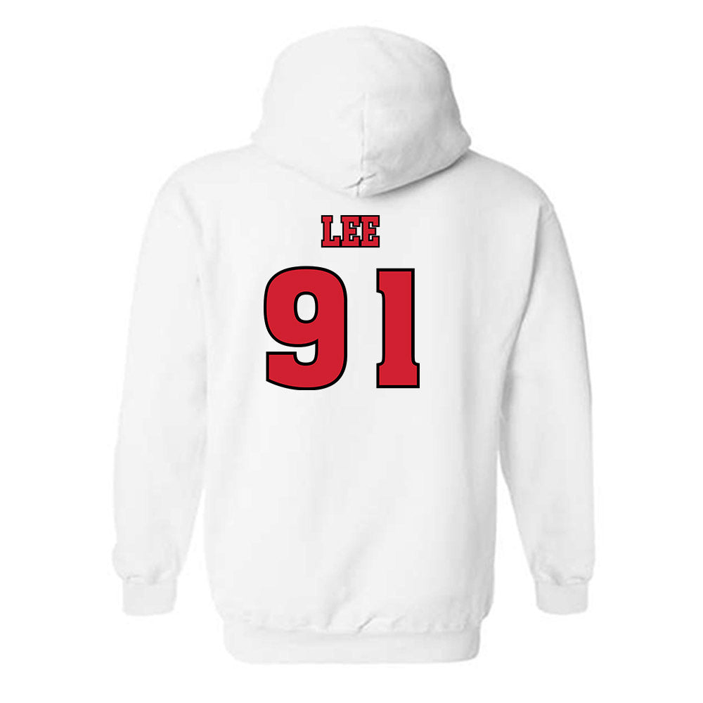 Rutgers - NCAA Football : Jaedin Lee - Sports Shersey Hooded Sweatshirt-1