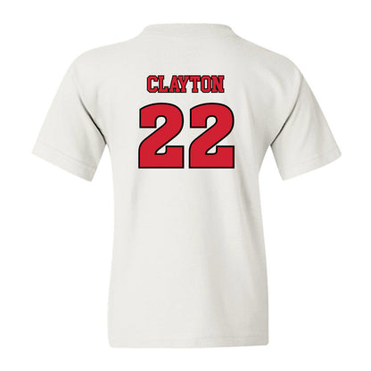 Rutgers - NCAA Football : Michael Clayton - Sports Shersey Youth T-Shirt-1
