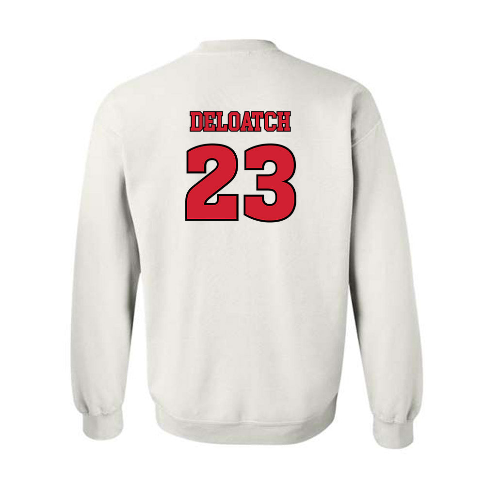 Rutgers - NCAA Football : Isaiah Deloatch - Sports Shersey Crewneck Sweatshirt-1