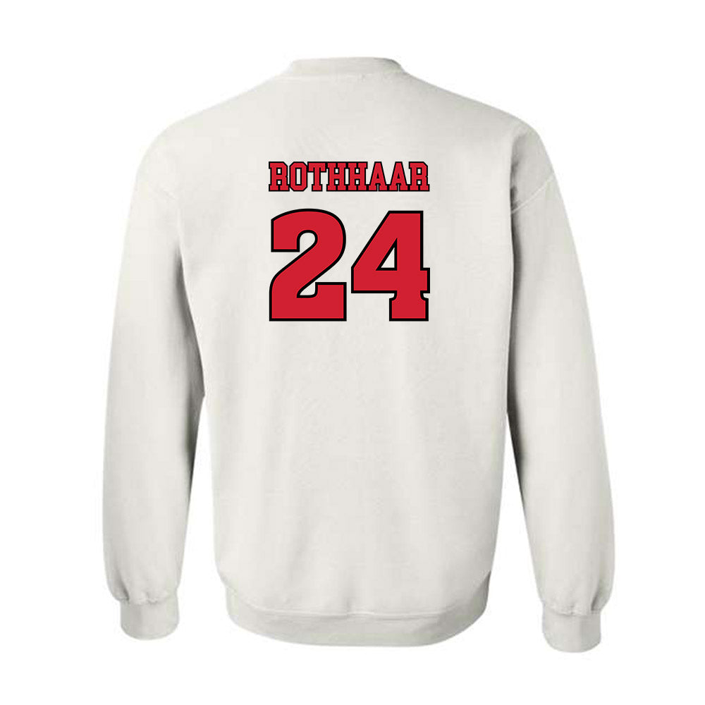 Rutgers - NCAA Football : Benjamin Rothhaar - Sports Shersey Crewneck Sweatshirt-1
