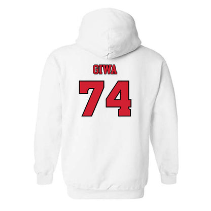 Rutgers - NCAA Football : Moshood Giwa - Sports Shersey Hooded Sweatshirt-1