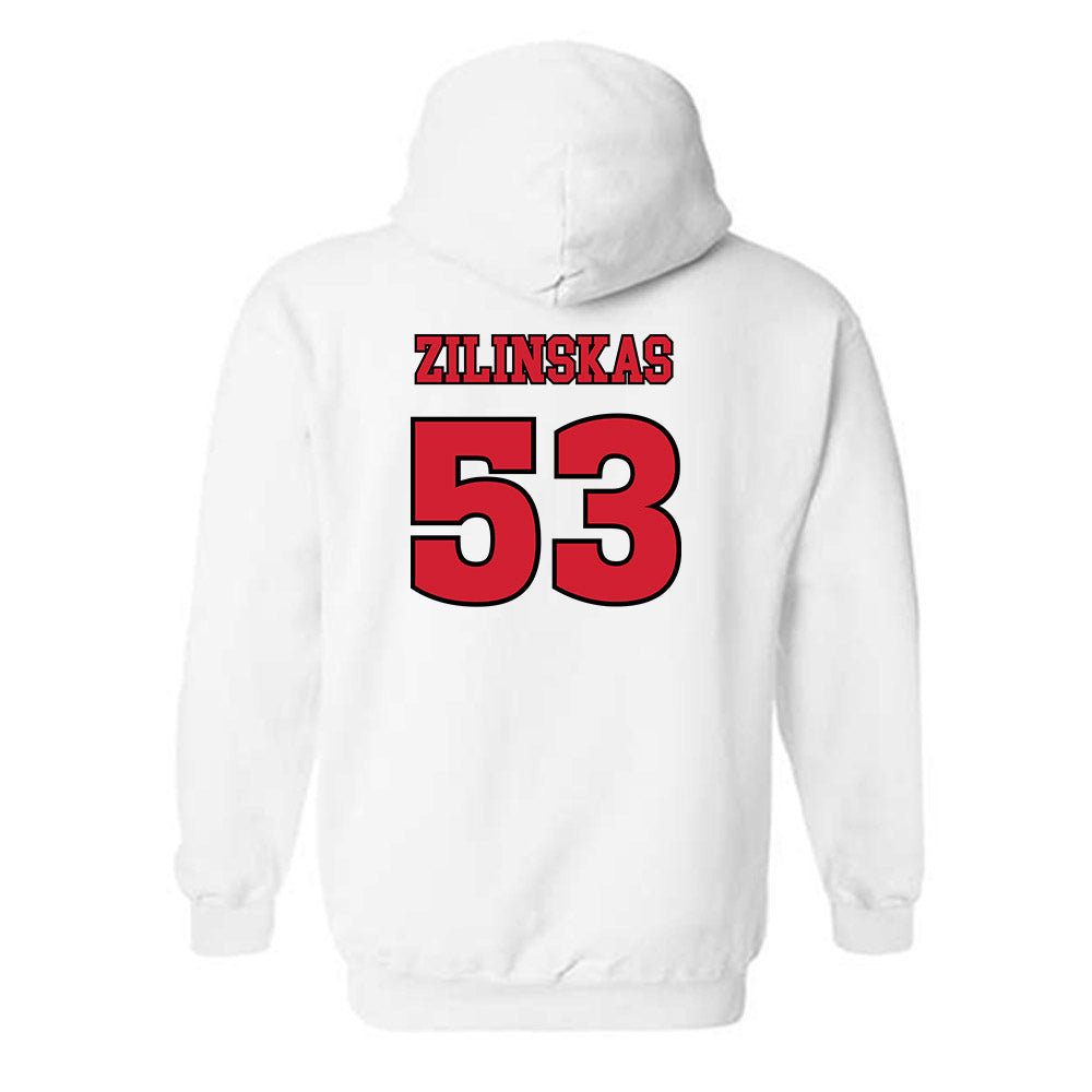 Rutgers - NCAA Football : Hank Zilinskas - Sports Shersey Hooded Sweatshirt-1