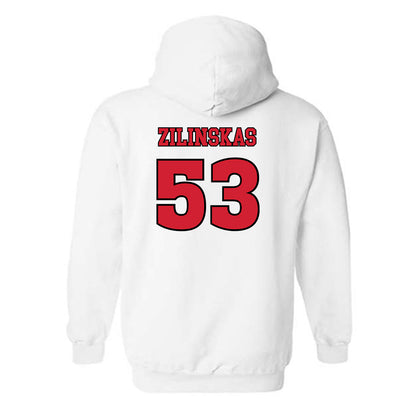 Rutgers - NCAA Football : Hank Zilinskas - Sports Shersey Hooded Sweatshirt-1