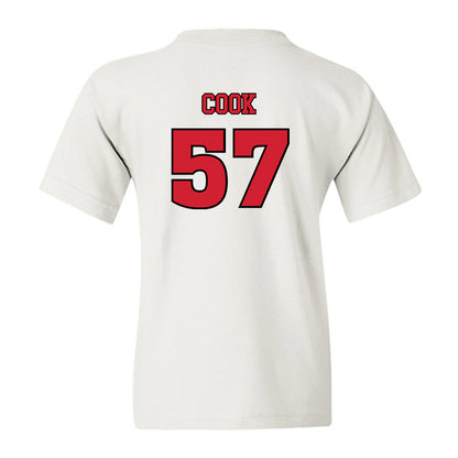 Rutgers - NCAA Football : Isaiah Cook - Sports Shersey Youth T-Shirt-1
