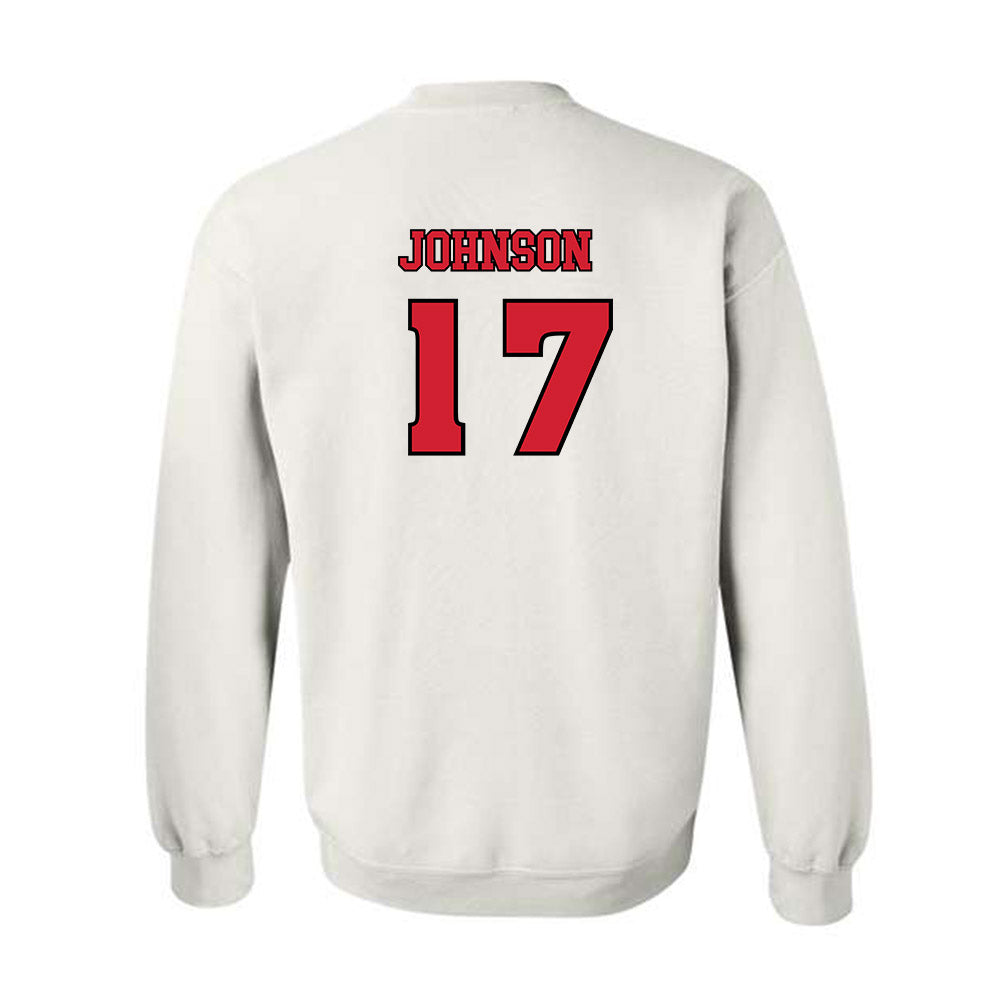 Rutgers - NCAA Football : MJ Johnson - Sports Shersey Crewneck Sweatshirt-1