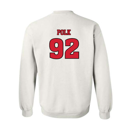 Rutgers - NCAA Football : Jermaine Polk - Sports Shersey Crewneck Sweatshirt-1