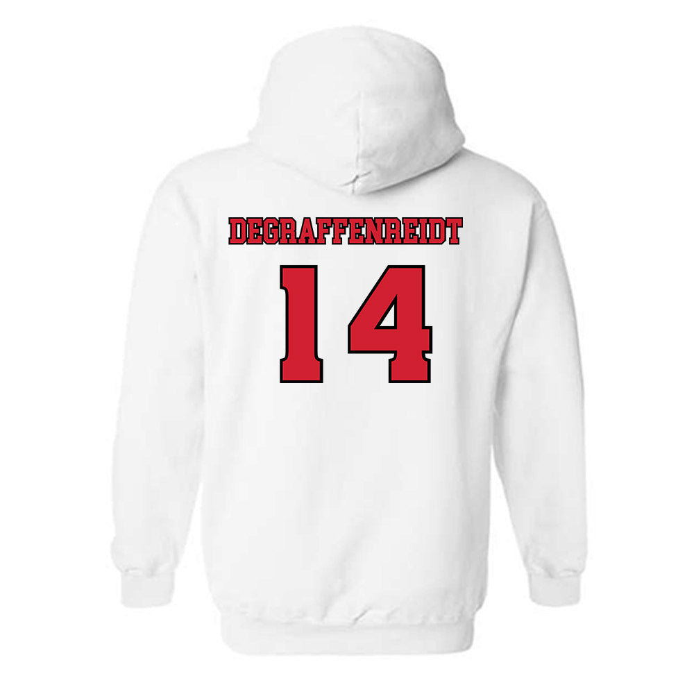 Rutgers - NCAA Football : Sah'nye Degraffenreidt - Sports Shersey Hooded Sweatshirt-1