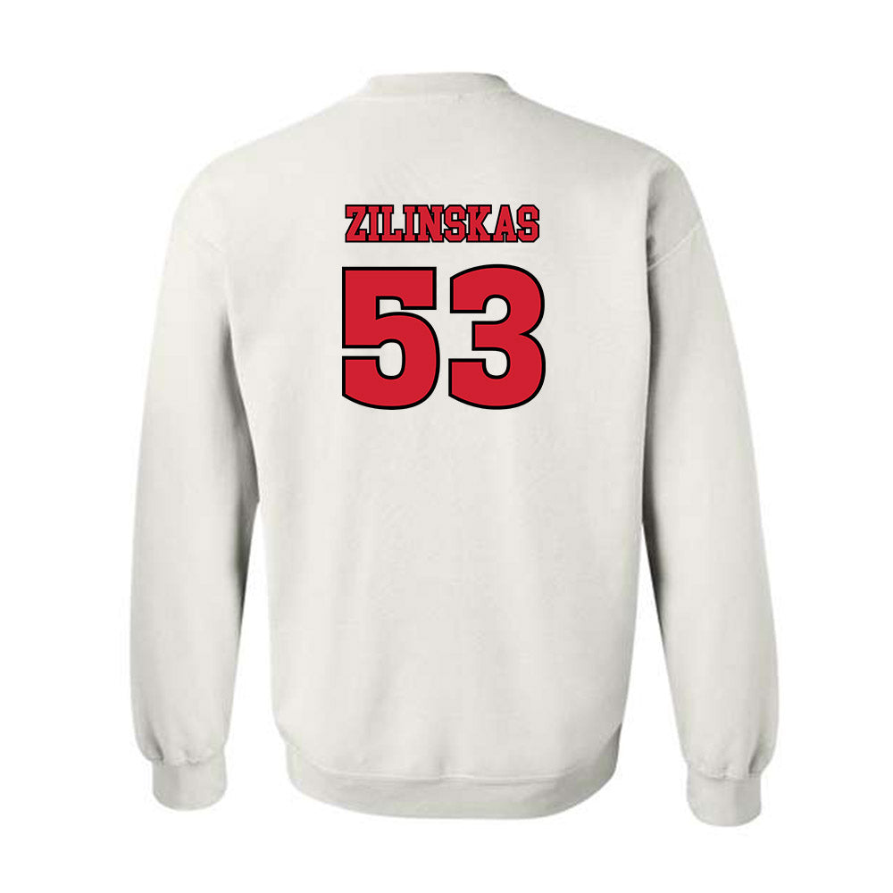 Rutgers - NCAA Football : Hank Zilinskas - Sports Shersey Crewneck Sweatshirt-1