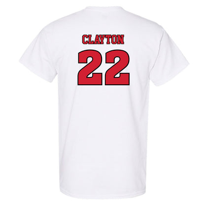 Rutgers - NCAA Football : Michael Clayton - Sports Shersey T-Shirt-1
