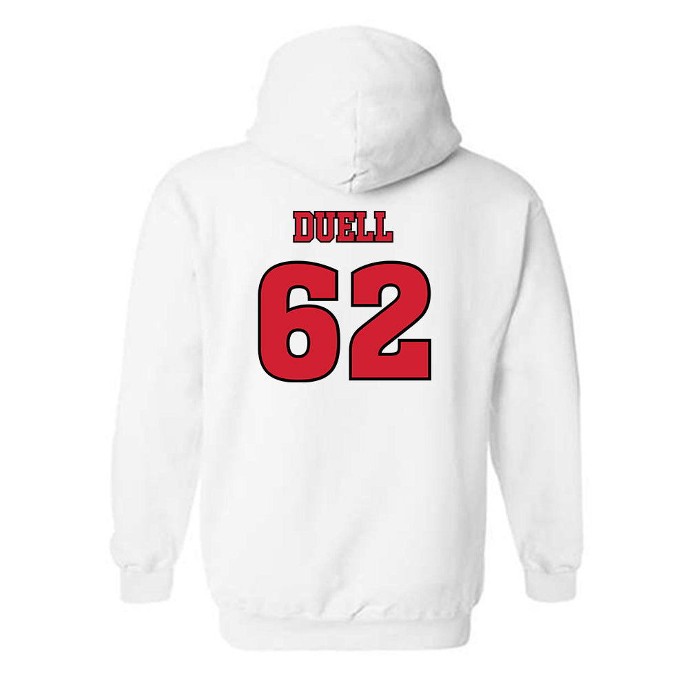 Rutgers - NCAA Football : Tyler Duell - Sports Shersey Hooded Sweatshirt-1